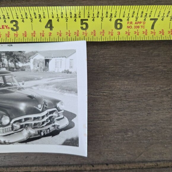 VTG B & W Photo 1954 Cadillac Series 62 Sedan scrapbook collage crafts - Picture 5 of 6